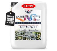 TRADE SUPPLIES UK - Extreme Metal Paint - Polyurethane-Based Durable Coating for Vehicles, Machinery & Metal Surfaces - Protects Against Rust & Corrosion - (White, 5L)