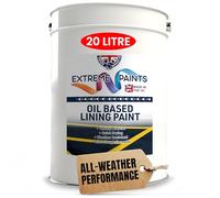 TRADE SUPPLIES UK - Extreme Oil Based Lining Paint - Durable Traffic & Floor Marking for Car Parks, Roads, Warehouses & Sports Grounds - Oil & Abrasion Resistant - ORANGE 20