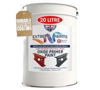 TRADE SUPPLIES UK - Extreme Paints Oxide Primer - Rust-Inhibiting Formula for Metal & Wood | For Structural Steel, Machinery, Gates, and Containers (Red, 20L)