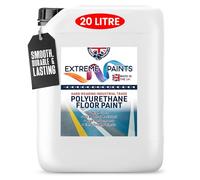TRADE SUPPLIES UK - Extreme Polyurethane Floor Paint. Durable, Premium-Grade Paint for Concrete, Wood, Garage, Indoor Floors - White, 20L