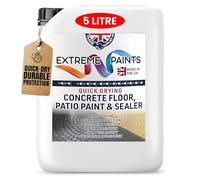 TRADE SUPPLIES UK - Extreme Quick Drying Concrete Floor, Patio Paint & Sealer - Water Based, Durable & long Lasting - Industrial & Domestic Spaces - Red, 5L