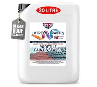 TRADE SUPPLIES UK - Extreme Roof Tile Paint & Sealer - Durable Acrylic Formula, Restores, Protects, Seals Roof Tiles, UV Resistant - MID GREY, 20L