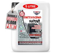 TRADE SUPPLIES UK - Extreme Seal Waterproofing Paint - Tough Anti-Slip Coating for Vans, Vehicles & Workspaces. Anti-Corrosive, Impact & Heat Resistant, Flexible & Hard-Wearing - 5L, Post Red
