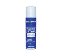 Trade Tack Stab 250mL Aerosol Super Bond Spray Adhesive High Strength BRITPART
