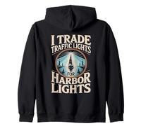 Trade Traffic Lights For Harbor Lights Sailor Zip Hoodie