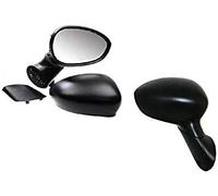 Trade Vehicle Parts FT4004A Door Wing Mirror Heated Electric Black Driver Side