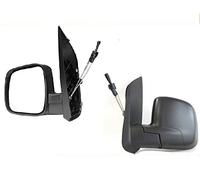 Trade Vehicle Parts FT4021A Door Wing Mirror Manual Black Passenger Side