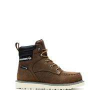 Trade Wedge 6" Moc-Toe Steel-Toe Work Boot, Sudan Brown, 8.5 UK