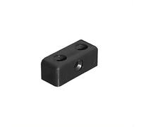 TradeBoxDirect Modesty Blocks Kitchen Cabinet Cupboard Joint Connector (Black [50 Pack])