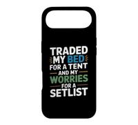 TRADED MY BED FOR A TENT AND MY WORRIES FOR A SETLIST Case for iPhone Air