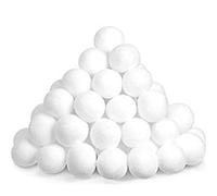 tradefirst 20 pcs Fake Snow Balls For Realistic Christmas 【|】 snow balls soft 【|】 Indoor Outdoor Snowball Fight Game Wedding, Autumn, Xmas Decorations