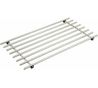 tradefirst Rectangular Lamplig Trivet Stainless Steel worktop protector, Heat Rack Kitchen, Large Trivets for Hot Pans, Hot Trays & Plates Stand (Chrome)