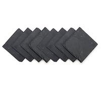 Trademark Innovations Slate Drink Coasters - Set of 8-4" x 4"