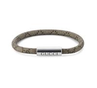 Trademark Sterling Silver & Beige Canvas Bracelet - Size 18