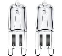 TradePax G9 Halogen Oven Bulb 25W 230V 300℃ Heat Tolerant for Neff/AEG/Smeg/Zanussi/Bosch/Oven Light Bulb 2 Pack