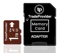 TradeProvider 1TB TF Memory Card UHS-I U3 V30 A1 C10, Up to 140MB/s Read, 4K Video Recording, High-Speed 1 Terabyte Storage for Smartphone, Tablet, Drone, Dash Cam, Security Camera