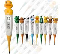 TradeProvider® Digital Thermometers - Cute Cartoon Animal Panda Duck Cow Bear Frog Designs for Babies, Kids & Adults