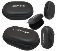 TradeProvider® Pulse Oximeter Portable Hard Shell Protective Carrying Case, Compact Storage Carrier Pouch Belt Bag for finger Oximeters, Accessories and Batteries (Oximeter Carrier Pouch ONLY)