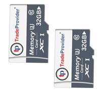 TradeProvider TF Memory Card, 32GB (2pack), Up to 140MB/s Read Speed, A1, C10, U3, V30, 4K Video Recording, for Smartphones Drones Tablets Dash Security Cameras