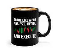 Trader Coffee Mug 11oz Black -Trade like - Businessman Financial Advisor Day Trading Stock Market Dividends Investor Finance Profit