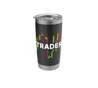 Trader - Cryptocurrency Trading Crypto Geek Scalper Investor Stainless Steel Insulated Tumbler