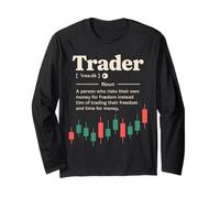 Trader Definition for Financial Risk-Takers Funny Finance Long Sleeve T-Shirt