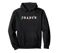 Trader Distressed Trading design for Traders Pullover Hoodie