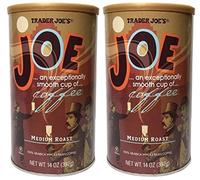Trader Joe's Joe Coffee, Medium Roast, 100% Arabica Whole Bean Coffee 2 Packs of 14 Ounce