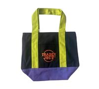Trader Joe's Mini Tote Shopping Bag Limited Edition Autum Green