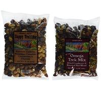Trader Joe's Trail Mix Bundle: Happy Trekking and Omega Trek Mix with Fortified Cranberries by Trader Joe's