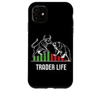 Trader Life Bull vs Bear Stock Market Case for iPhone 11