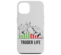 Trader Life Bull vs Bear Stock Market Case for iPhone 13