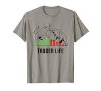 Trader Life Bull vs Bear Stock Market T-Shirt