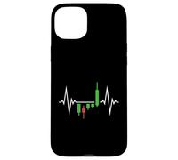 Trader’s Heartbeat Breakout Pattern Candlestick Charts Case for iPhone 15 Plus