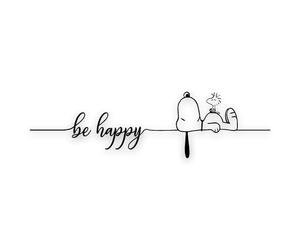 tradercat Snoopy Be Happy Car Sticker - 2 Pieces - 40 cm x 10 cm - Sticker for All Surfaces - Window, Side Mirror, Rear Window, Bonnet, Vehicle - with Instructions (English language not guaranteed