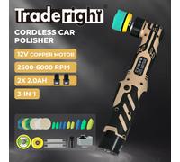 Traderight 12V 6-Speed Dual Action Polisher