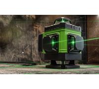 Traderight 16 Line 4D Green Laser Level Kit with Tripod & Accessories