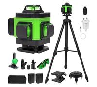 Traderight 16 Line Laser Level 4D Green Cross Line Self Leveling Measure Traderight Green