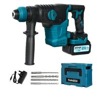 Traderight 21V Cordless Rotary Hammer Drill SDS Plus Concrete Impact Drill Tool