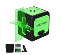 Traderight 360 Degree Green Laser Level Self Leveling IP54 Water Resistant Tool in Black Traderight Black
