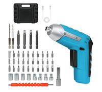Traderight 47PCS Cordless Screwdriver 4V,1300mAh Rechargeable 210rpm 3.0N.m Torque,1/4" Chuck Size-Compact & Versatile Electric Drill for DIY,Home Repairs, and Furniture Assembly