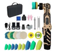Traderight Cordless Car Polisher Buffer Sander Machine with Buffing Sponge in Tan Traderight Tan