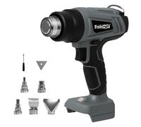 Traderight Hot Air Heat Gun Electric Cordless 21V with 5 Nozzles (No Battery)