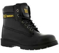 Tradesafe Build Mens Black Safety Work Wear Site Protective Boots, Size: 10