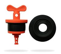TRADESAFE Drum Lock Out Tag Out Device - Premium Loto Device, Universal Expansion Plug with Nylon Wing Nut and Rubber Gasket to Lock Drum, Safety Lockout Tools for OSHA Lockout Tagout Compliance