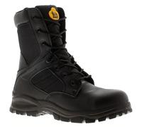 Tradesafe Tactical Combat Boots for Men | S3 SR Leather Police Army Cadet Military Safety Boots with Steel Toe Cap | Lace-Up Security Patrol Work Boots