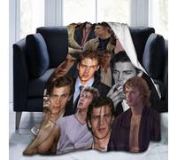 TradesForU Hayden Christensen Fleece Throw Blanket Lightweight Bed Blanket Soft Flannel Throw Blankets for Couch & Bed 40"x50"