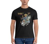TradesForU Smokey and The Bandit Jerry Reed T Shirt Man's Summer Unique Printing Short Sleeve Clothes Black