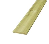 Tradestore Shiplap Timber Cladding Boards 16 x 125mm - 12 Pack (1.2m) | UC3 Green Treated Scandinavian Redwood Softwood for Sheds, Summerhouses & Outdoor Structures - PEFC Certified