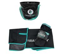 Tradetidy Large Waterproof Antislip Work Mat + Collapsible Bucket 20L